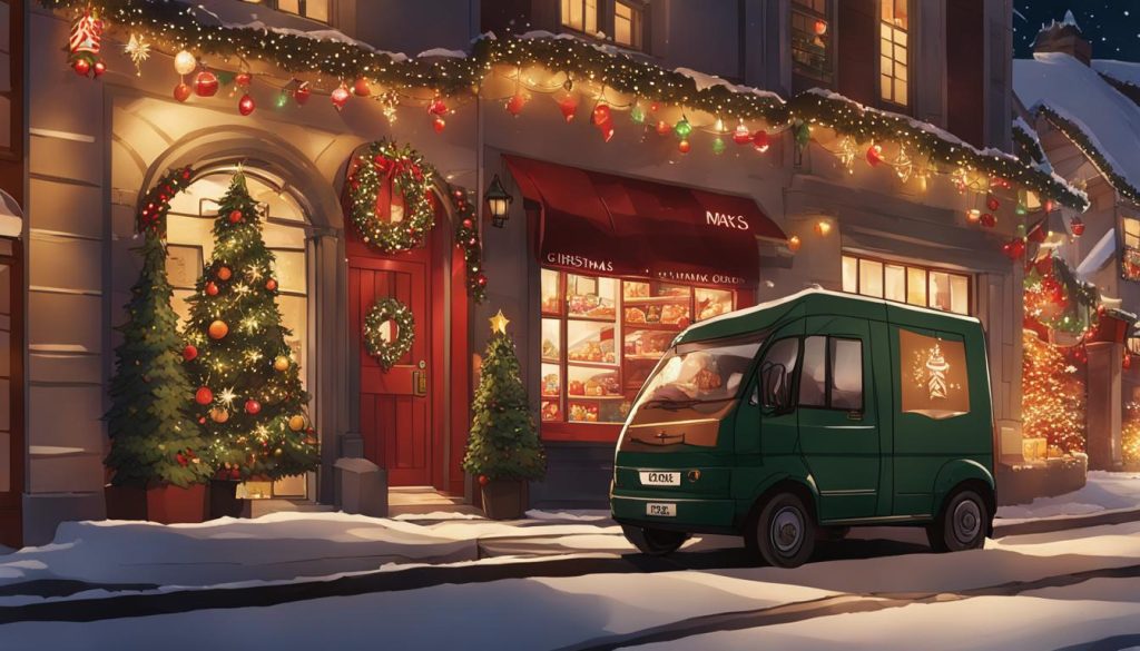 M&S Christmas food delivery